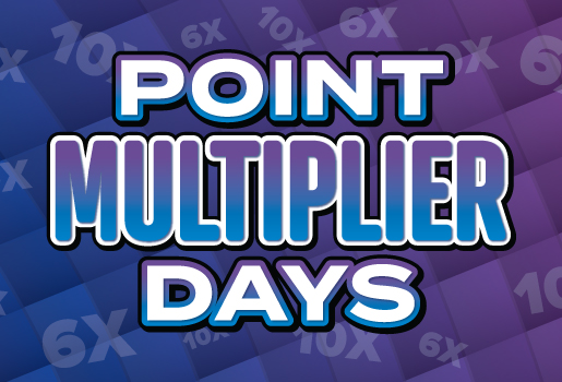 10x 6x Point Multiplier Days